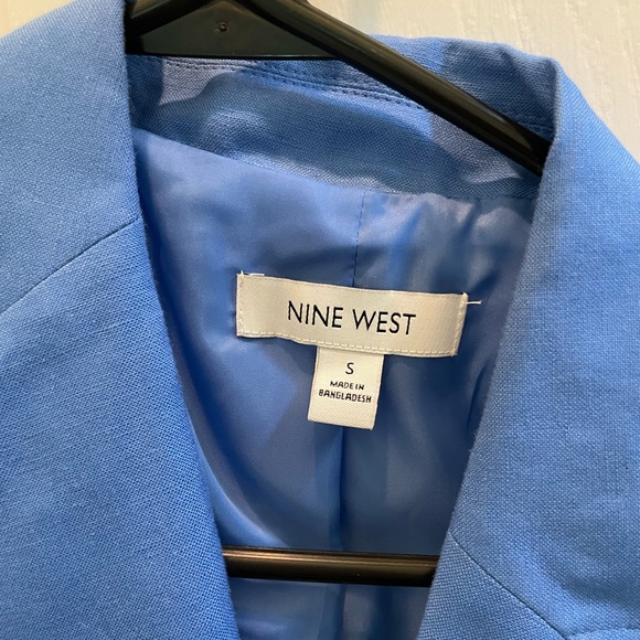 Nine West Blue Blazer Size Small - Picture 3 of 3
